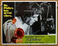 f247 ABOMINABLE DR PHIBES movie lobby card #3 '71 Vincent Price w/bugs