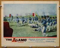 f262 ALAMO movie lobby card #7 '60 soldiers at the front line!