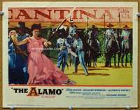 f263 ALAMO movie lobby card #8 '60 Mexican soldiers take prisoners!