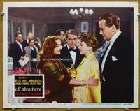 f269 ALL ABOUT EVE movie lobby card #4 '50 Davis confronts Anne Baxter