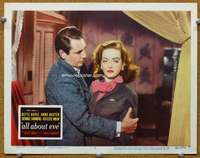 f270 ALL ABOUT EVE movie lobby card #5 '50 Bette Davis close up!