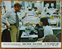 f271 ALL THE PRESIDENT'S MEN color 11x14 movie still '76 Watergate!