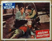 f283 ARIZONA TERRITORY movie lobby card #8 '50 Whip Wilson, Andy Clyde