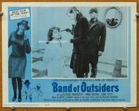 f294 BAND OF OUTSIDERS movie lobby card '64 Jean-Luc Godard, French!