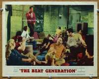 f304 BEAT GENERATION movie lobby card #5 '59 beatniks & bongos!