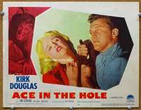 f318 BIG CARNIVAL movie lobby card #4 '51 Wilder, Ace in the Hole!