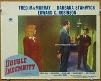 f044 DOUBLE INDEMNITY movie lobby card #7 '44 Robinson by Barb & Fred!