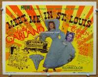 f006 MEET ME IN ST LOUIS title movie lobby card '44 Judy Garland in Missouri!