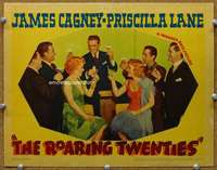 f840 ROARING TWENTIES movie lobby card '39 James Cagney, Bogart, Lane