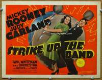 f004 STRIKE UP THE BAND title movie lobby card '40 Rooney, Judy Garland
