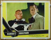 f037 SUNSET BLVD movie lobby card #1 '50 Holden, Erich Von Stroheim