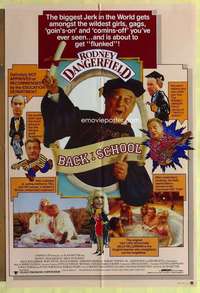 h723 BACK TO SCHOOL Aust one-sheet movie poster '86 Dangerfield, Downey Jr.