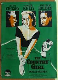 h044 COUNTRY GIRL Danish movie poster '54 Grace Kelly, Bing Crosby
