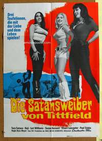 h617 FASTER PUSSYCAT KILL KILL German movie poster '67 Russ Meyer
