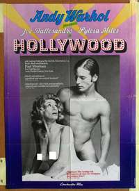 h635 HEAT German movie poster '72 Andy Warhol, Joe Dallesandro, Miles