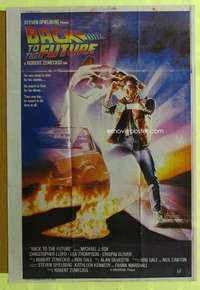h037 BACK TO THE FUTURE Indian movie poster '85 Michael J. Fox