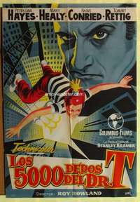 h413 5000 FINGERS OF DR T Spanish movie poster '53 different image!