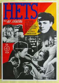 h001 TORMENT Swedish movie poster '44 Ingmar Bergman, Zetterling