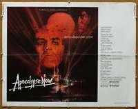 j036 APOCALYPSE NOW half-sheet movie poster '79 Marlon Brando, Coppola