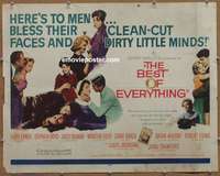 j050 BEST OF EVERYTHING half-sheet movie poster '59 Hope Lange, Boyd