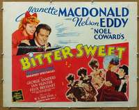 j056 BITTER SWEET half-sheet movie poster R62 MacDonald, Eddy