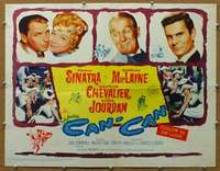 j075 CAN-CAN half-sheet movie poster '60 Frank Sinatra, Shirley MacLaine