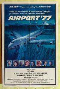 k972 AIRPORT '77 one-sheet movie poster '77 Lee Grant, Jack Lemmon
