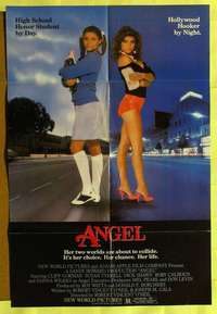 k965 ANGEL one-sheet movie poster '84 Hollywood hooker at night!