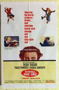 k032 WORLD OF HENRY ORIENT one-sheet movie poster '64 Peter Sellers
