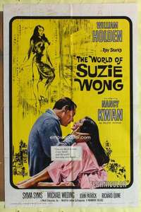k031 WORLD OF SUZIE WONG one-sheet movie poster '60 William Holden, Kwan