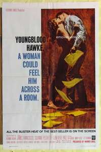 k010 YOUNGBLOOD HAWKE one-sheet movie poster '64 Franciscus, Pleshette
