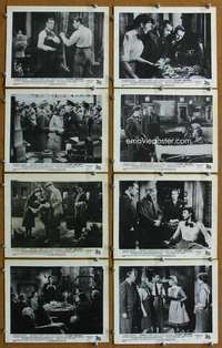 m078 CLUNY BROWN 8 English Front of House lobby cards '46 Charles Boyer