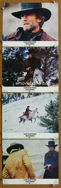 m051 PALE RIDER 8 English Front of House lobby cards '85 Clint Eastwood