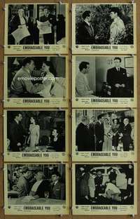 m049 EMBRACEABLE YOU 8 English Front of House lobby cards '48 Dane Clark