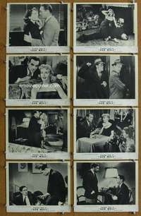 m061 JIGSAW 8 English Front of House lobby cards R52 Franchot Tone, Wallace