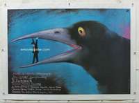 n232 AFTER HOURS linen Polish movie poster '85 wild Pagowski artwork!