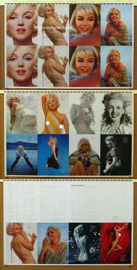 p025 1974 MARILYN MONROE DATEBOOK 3 calendar proofs '74