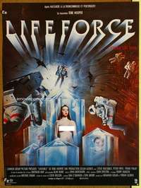 p005 LIFEFORCE French 15x21 movie poster '85 Tobe Hooper, Raffin art!