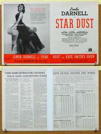 p032 STAR DUST magazine ad '40 sexy Linda Darnell!