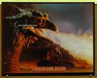 p064 DRAGONSLAYER commercial poster '81 breathing fire!
