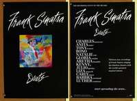 p023 FRANK SINATRA DUETS video one-sheet movie poster '93 Neiman artwork!
