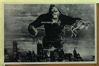 p071 KING KONG #3 commercial poster '70s ape over city!