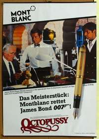 p004 OCTOPUSSY special German movie poster '83 Moore as James Bond!