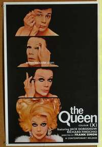 p009 QUEEN English double crown movie poster '68 Terry Southern