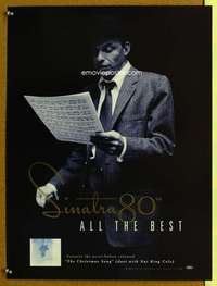 p022 SINATRA 80TH ALL THE BEST #2 foil special 18x24 movie poster '95