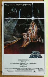 p043 STAR WARS special Topps poster '77 George Lucas