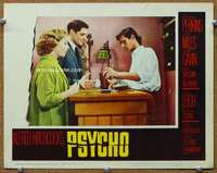 q022 PSYCHO movie lobby card #4 '60 Anthony Perkins, Alfred Hitchcock