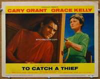 q044 TO CATCH A THIEF movie lobby card #7 '55 Cary Grant close up!