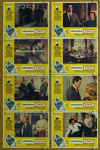 q074 TOPAZ 8 movie lobby cards '69 Alfred Hitchcock, John Forsythe