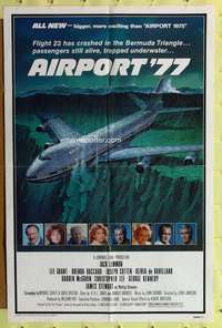 r039 AIRPORT '77 one-sheet movie poster '77 Lee Grant, Jack Lemmon